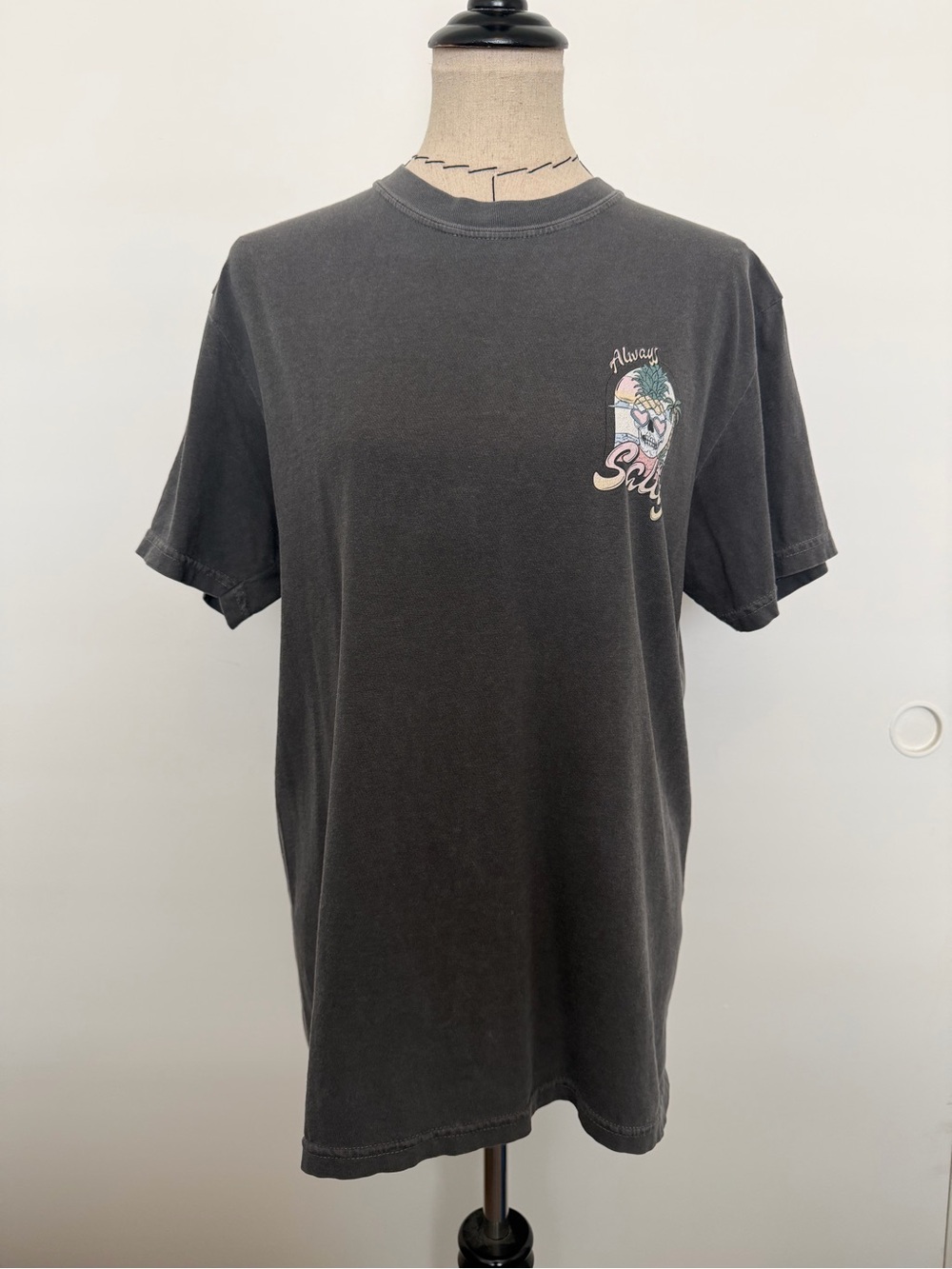 Always salty grey comfort colors t shirt